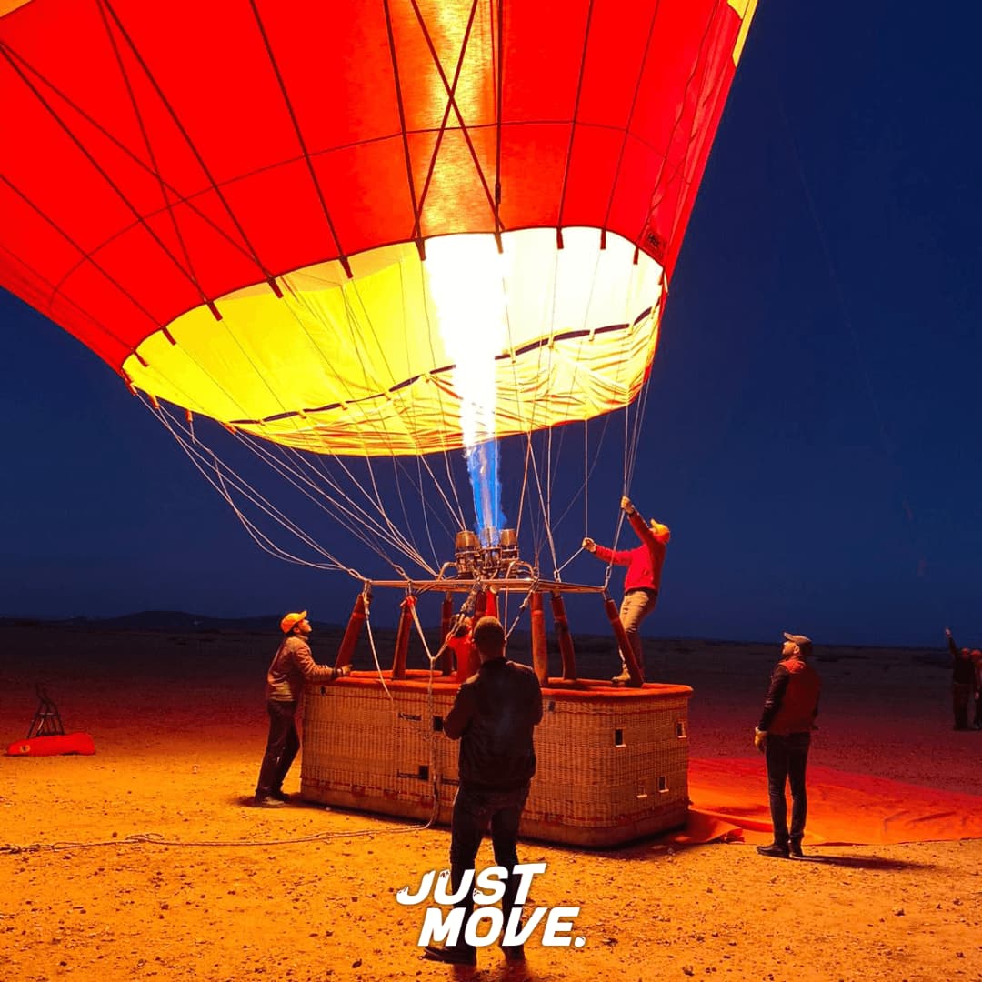 Survol de la palmeraie