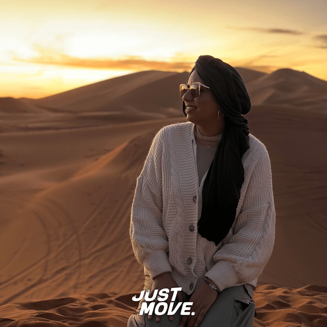 Quad dans le désert