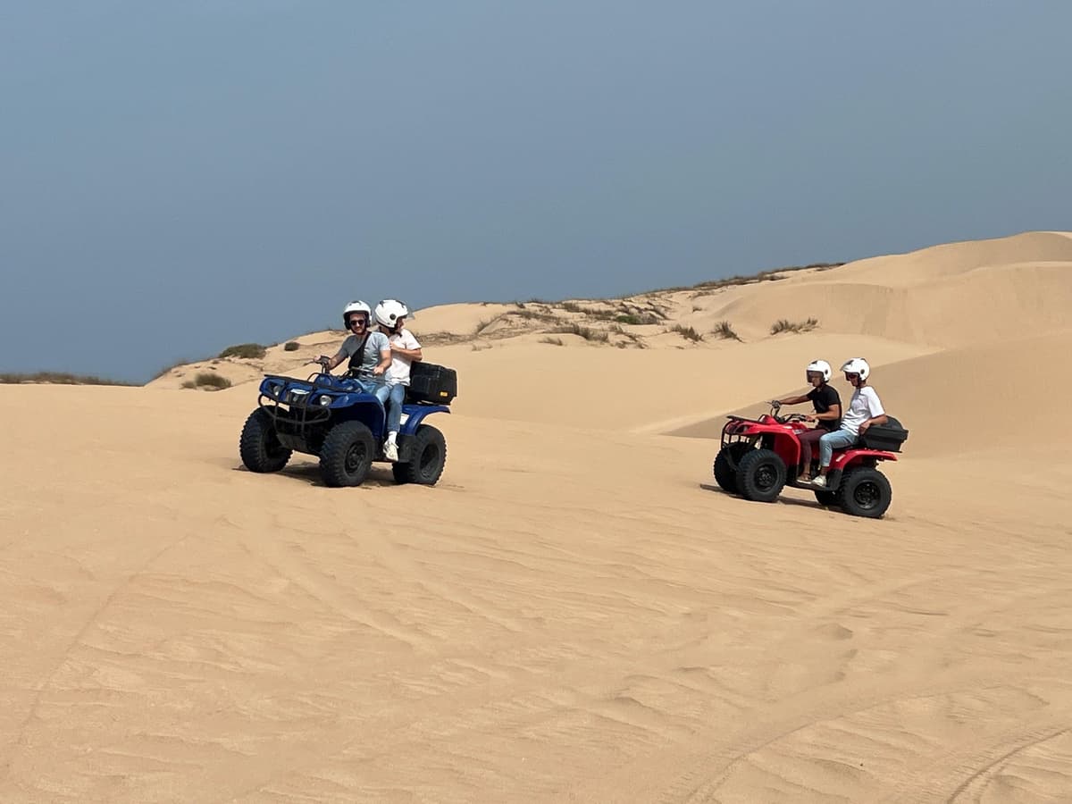 Aventure en quad de 3 heures à Essaouira jusqu'aux grandes dunes de sable