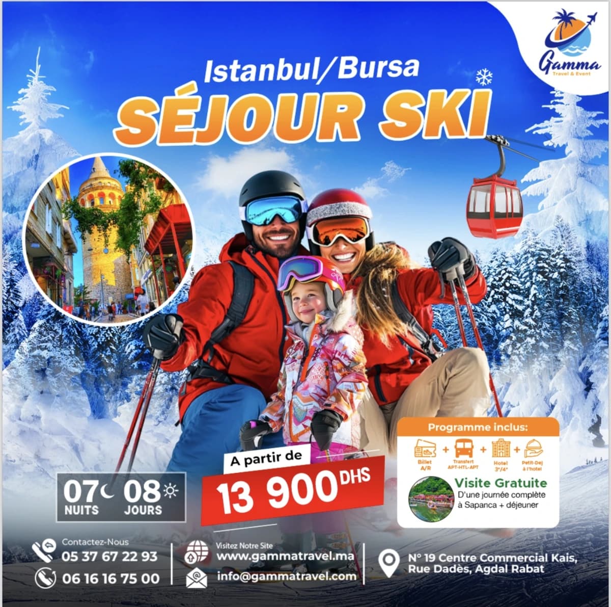 Istanbul / Bursa SÉJOUR SKI
