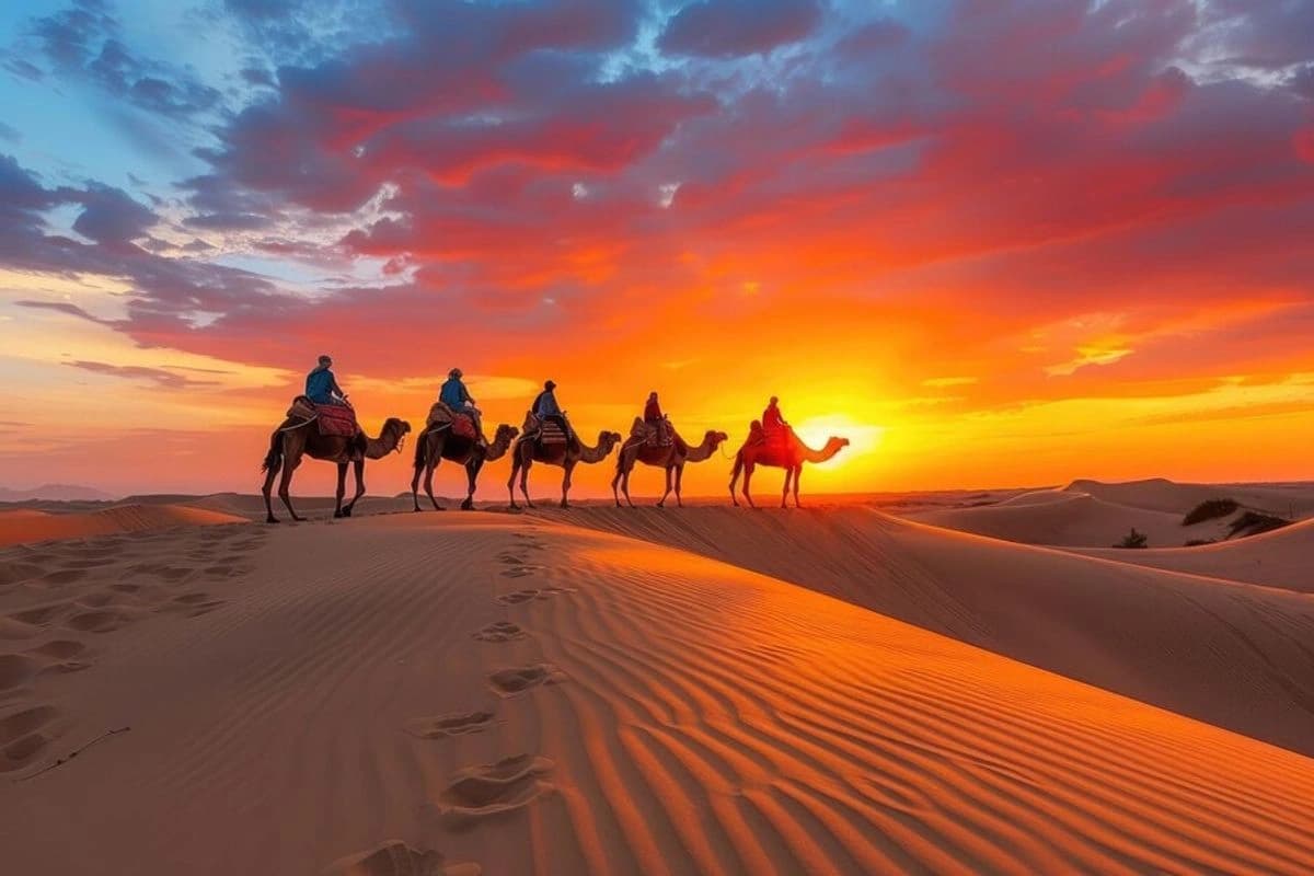 Circuit de 4 jours de Marrakech à Fès via le désert de Merzouga